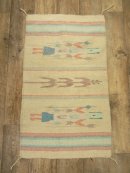 画像: ハンドウーブン ウール ラグ 98cm x 58cm (ANTIQUE) 「Antique Goods」 入荷しました。