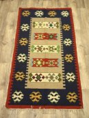 画像: ハンドウーブン ウール キリム ラグ 175cm x 100cm (ANTIQUE) 「Antique Goods」 入荷しました。