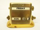 画像: PARK SHERMAN ブラス製 パーペチュアルカレンダー ゴールド (ANTIQUE) 「Antique Goods」 入荷しました。