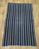画像: アフリカン インディゴ ファブリック INDIGO STRIPE 167cm x 106cm (ANTIQUE) 「Antique Goods」 入荷しました。