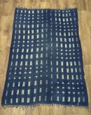 画像: アフリカン インディゴ ファブリック INDIGO PATTERN 157cm x 103cm (ANTIQUE) 「Antique Goods」 入荷しました。