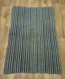画像: アフリカン インディゴ ファブリック INDIGO STRIPE 157cm x 108cm (ANTIQUE) 「Antique Goods」 入荷しました。