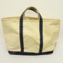 画像: 80'S LL Bean 2色タグ 耳付き キャンバス トートバッグ ネイビー USA製 (VINTAGE) 「Bag」 入荷しました。