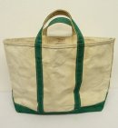 画像: 80'S LL Bean 2色タグ 耳付き キャンバス トートバッグ グリーン USA製 (VINTAGE) 「Bag」 入荷しました。