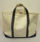 画像: 80'S LL Bean 2色タグ 耳付き キャンバス トートバッグ ネイビー USA製 (VINTAGE) 「Bag」 入荷しました。