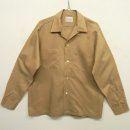 画像: 70'S TOWNCRAFT 無地 オープンカラーシャツ タン (VINTAGE) 「L/S Shirt」 入荷しました。