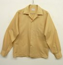 画像: 70'S TOWNCRAFT 無地 オープンカラーシャツ マスタード (VINTAGE) 「L/S Shirt」 入荷しました。