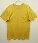 画像: 60'S SEARS ポケット付き Tシャツ YELLOW (VINTAGE) 「T-Shirt」 入荷しました。
