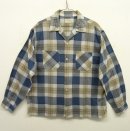 画像: 60'S W.T.GRANT CO レーヨン/コットン オープンカラーシャツ チェック柄 (VINTAGE) 「L/S Shirt」 入荷しました。