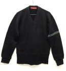 画像: 60'S UNKNOWN 袖ライン入り Vネック ニット NAVY (VINTAGE) 「Knit」 入荷しました。