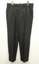 画像: ドイツ軍 プリーツ入り ウールトラウザーズ ドレスパンツ CHARCOAL (VINTAGE) 「Bottoms」 入荷しました。