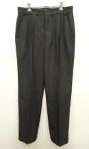 画像: ドイツ軍 プリーツ入り ウールトラウザーズ ドレスパンツ CHARCOAL (VINTAGE) 「Bottoms」 入荷しました。