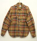 画像: Engineered Garments マチ付き フランネル ワークシャツ USA製 (USED) 「L/S Shirt」 入荷しました。