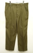 画像: 90'S イタリア軍 プリーツ入り コットントラウザーズ チノパンツ KHAKI (DEADSTOCK) 「Bottoms」 入荷しました。