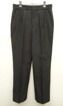画像: ドイツ軍 プリーツ入り ウールトラウザーズ ドレスパンツ CHARCOAL (VINTAGE) 「Bottoms」 入荷しました。