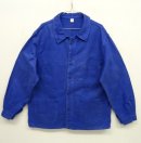 画像: ユーロ ワーク ワークジャケット カバーオール BLUE (VINTAGE) 「Jacket」 入荷しました。