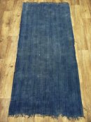 画像: アフリカン インディゴ ファブリック INDIGO 197cm x 96cm (ANTIQUE) 「Antique Goods」 入荷しました。