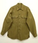 画像: 40'S アメリカ軍 US ARMY "マスタードシャツ" ウールシャツ KHAKI (VINTAGE) 「L/S Shirt」 入荷しました。