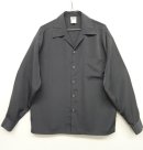 画像: CALTOP オープンカラー 長袖シャツ チャコール USA製 (NEW) 「L/S Shirt」 入荷しました。