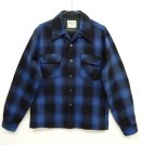 画像: 70'S GOLDEN LINE ウール オープンカラーシャツ オンブレチェック (VINTAGE) 「L/S Shirt」 入荷しました。