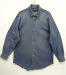 画像: 90'S RALPH LAUREN デニム 長袖 BDシャツ インディゴ (VINTAGE) 「L/S Shirt」 入荷しました。