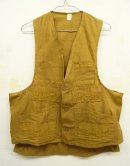 画像: 60'S UNKNOWN コットンダック ハンティングベスト (VINTAGE) 「No Sleeve」 入荷しました。
