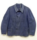 画像: ユーロワーク 耳付き ワークジャケット カバーオール BLUE (VINTAGE) 「Jacket」 入荷しました。