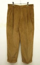 画像: BROOKS BROTHERS ツープリーツ 太畝 コーデュロイパンツ BROWN (USED) 「Bottoms」 入荷しました。