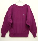 画像: 90'S CHAMPION 刺繍タグ リバースウィーブ 無地 グレープ USA製 (VINTAGE) 「Sweat Shirt」 入荷しました。