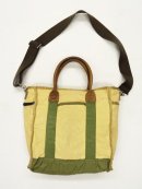 画像: J.W.HULME CO レザーハンドル キャンバス トートバッグ USA製 (USED) 「Bag」 入荷しました。