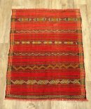 画像: ハンドウーブン ウール キリム ラグ 110cm x 88cm (ANTIQUE) 「Antique Goods」 入荷しました。