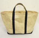 画像: 80'S LL Bean 2色タグ 耳付き キャンバス トートバッグ ネイビー USA製 (VINTAGE) 「Bag」 入荷しました。