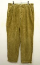 画像: 90'S RALPH LAUREN ツープリーツ 太畝 コーデュロイパンツ CAMEL (VINTAGE) 「Bottoms」 入荷しました。