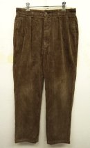 画像: 90'S RALPH LAUREN ツープリーツ 太畝 コーデュロイパンツ BROWN (VINTAGE) 「Bottoms」 入荷しました。