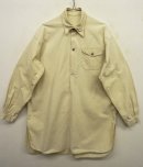 画像: 60'S フレンチワーク メタルボタン グランパシャツ (VINTAGE) 「L/S Shirt」 入荷しました。