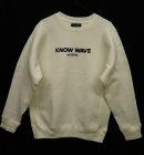 画像: KNOW WAVE ヘビーウエイト クルーネック スウェット ロゴ刺繍 WHITE (NEW) 「Sweat Shirt」 入荷しました。