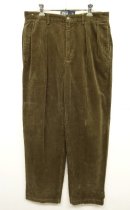 画像: 90'S RALPH LAUREN ツープリーツ 太畝 コーデュロイパンツ KHAKI (VINTAGE) 「Bottoms」 入荷しました。