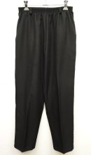 画像: ウエストゴム入り スラックス イージーパンツ BLACK USA製 (USED) 「Bottoms」 入荷しました。