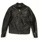 画像: 90'S J.CREW レザー シングルライダースジャケット (VINTAGE) 「Jacket」 入荷しました。