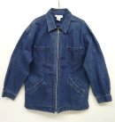画像: 90'S TALBOTS フルジップ デニム カバーオール インディゴ (VINTAGE) 「Jacket」 入荷しました。