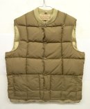 画像: UNKNOWN スクエアキルト ダウンベスト TAN (VINTAGE) 「No Sleeve」 入荷しました。