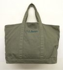 画像: LL Bean ロゴ刺繍 キャンバストートバッグ カーキ (USED) 「Bag」 入荷しました。