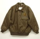 画像: UPS (UNITED PARCEL SERVICE) UNIFORM リフレクター付き 中綿入り プルオーバージャケット (USED) 「Jacket」 入荷しました。