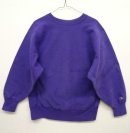 画像: 90'S CHAMPION 刺繍タグ リバースウィーブ 目無し パープル USA製 (VINTAGE) 「Sweat Shirt」 入荷しました。