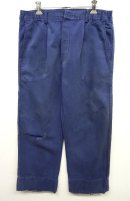 画像: ユーロヴィンテージ コットン ワークパンツ BLUE (VINTAGE) 「Bottoms」 入荷しました。