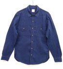 画像: J.CREW マチ付き ワークシャツ インディゴ (USED) 「L/S Shirt」 入荷しました。