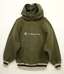 画像: 90'S CHAMPION リブライン入り 刺繍タグ リバースウィーブ パーカー カーキ USA製 (VINTAGE) 「Parka」 入荷しました。