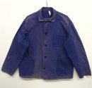 画像: ユーロワーク フェード ワークジャケット カバーオール ナス紺 (VINTAGE) 「Jacket」 入荷しました。