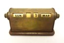 画像: PARK SHERMAN ブラス製 パーペチュアルカレンダー USA製 (ANTIQUE) 「Antique Goods」 入荷しました。