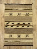 画像: ナバホ族 ハンドウーブン ウール キリム ラグ 65cm x 44cm (ANTIQUE) 「Antique Goods」 入荷しました。